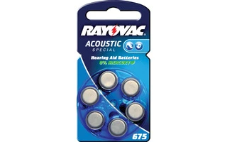 6 pilas para audífono Rayovac