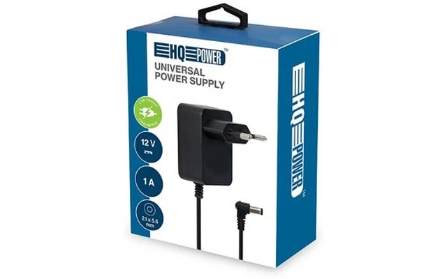 Alimentador universal - 12 vDC - 1 A - 12 W - Conector de alimentación (2.1 x 5.5 mm)