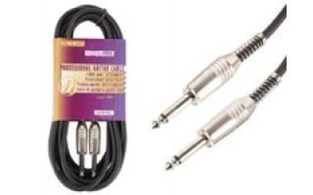 Cable para Guitarra Profesional, Jack macho-macho metal 6.35mm