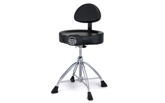 Mapex T875 Drum Throne Saddle With Backrest