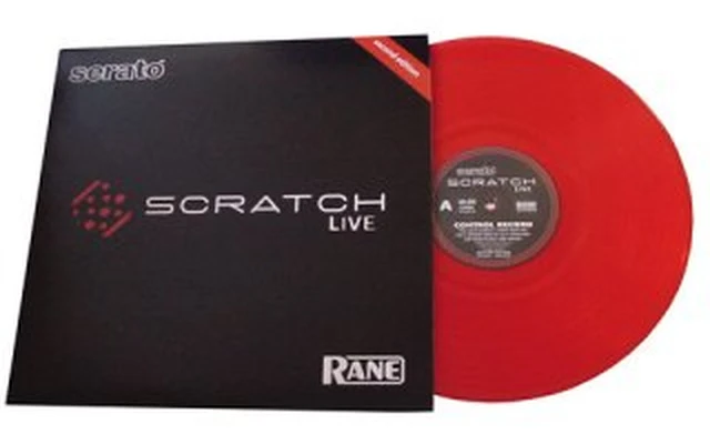 Rane Vinilo Serato Scratch Live - SSL Vinyl - Rojo