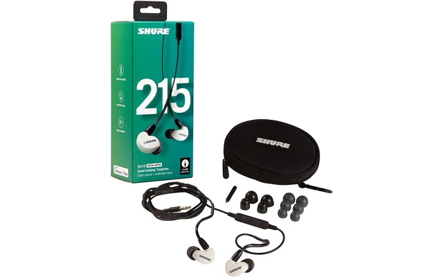Shure SE 215 White UNI EFS
