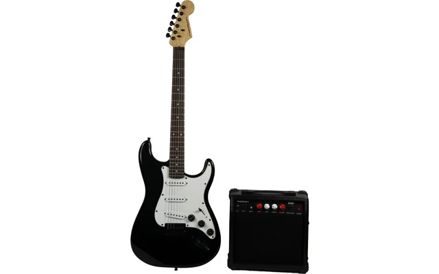 Madison Stratocaster 10 Negro