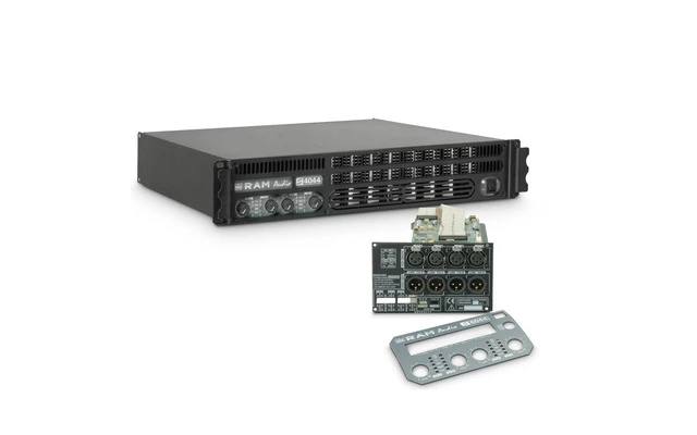 Ram Audio S 4044 DSP Amplificador de PA 4 x 975 W 4 Ohmios con Módulo DSP