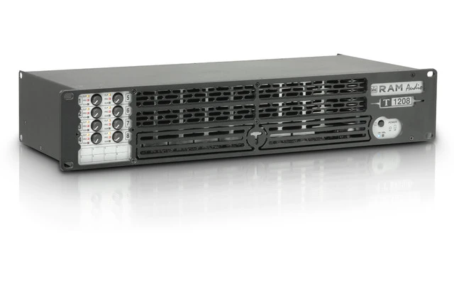 Ram Audio T 1208 - Amplificador de PA 8 x 150 W 4 Ohmios