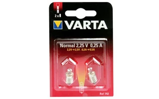 Bombilla de recambio 2.25V/250mA (2 Uds./blister)