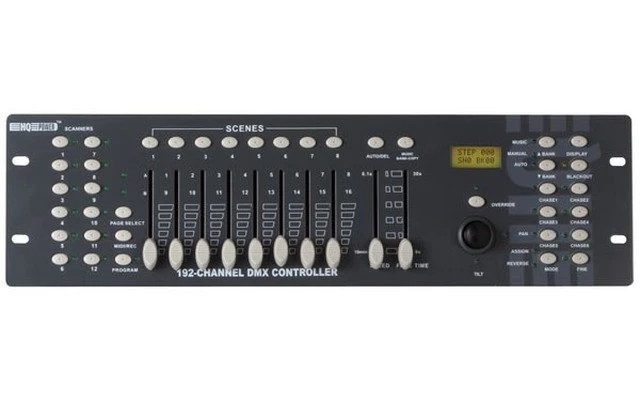 Controlador DMX de 192 canales con palanca de control
