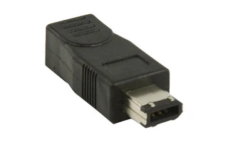 Adaptador FireWire de hembra 4-pines a macho 6-pines
