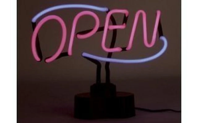 Anuncio luminoso "OPEN"