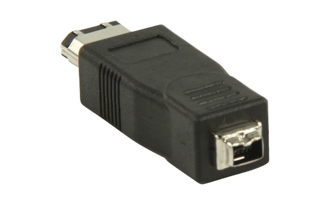 Adaptador FireWire de hembra 4-pines a macho 6-pines