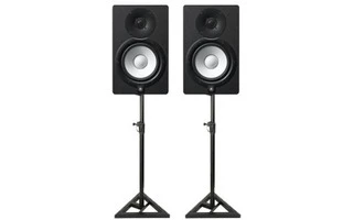 2x Yamaha HS7 Negro + Soporte monitor