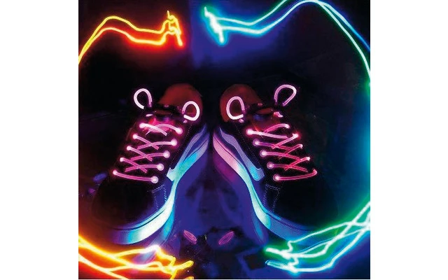 Cordones LED rosa