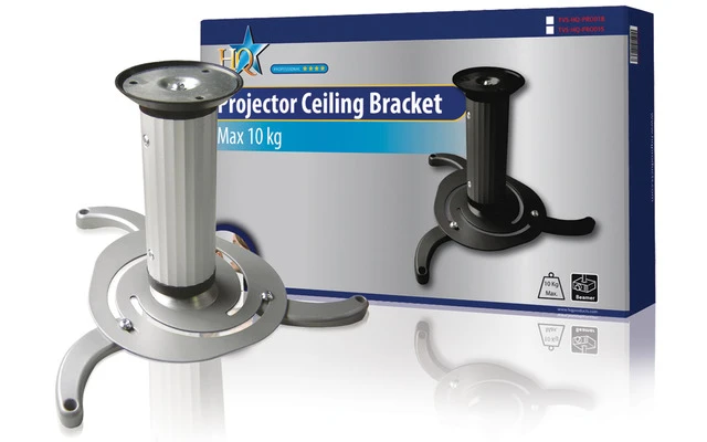 Soporte de techo para proyector (máx. 10 Kg) plateado