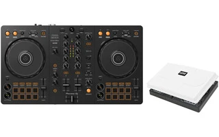 Pioneer DJ DDJ-FLX4 + UDG Cover White