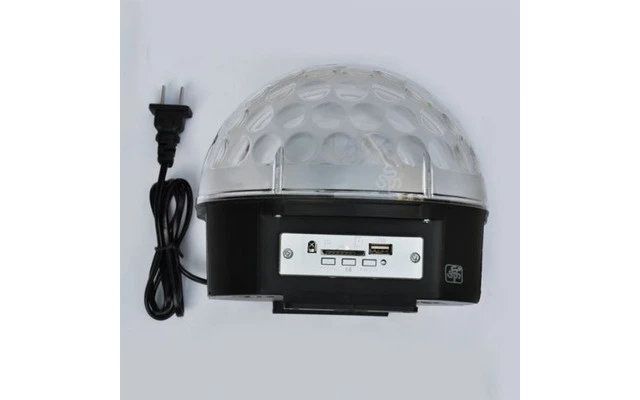 Bola giratoria LED con Reproductor MP3/SD/USB y control remoto