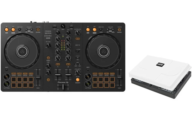 Pioneer DJ DDJ-FLX4 + UDG Cover White
