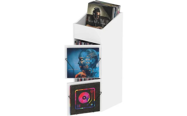 Glorious Dj Record Box Display Door White