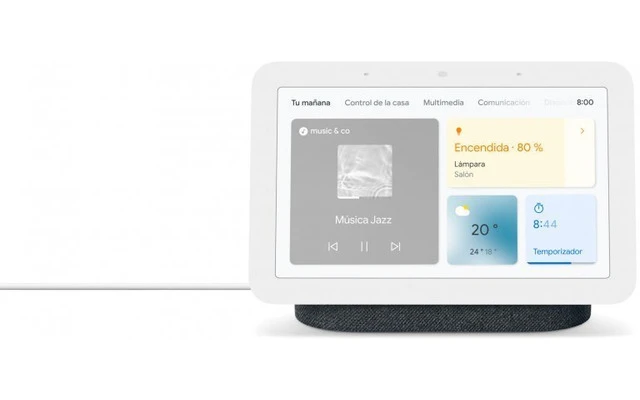 Google Nest Hub 2º Generación Altavoz Inteligente y Asistente con Pantalla Carbón