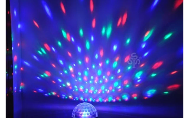 Bola giratoria LED con Reproductor MP3/SD/USB y control remoto