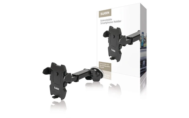 Soporte de Smartphone Universal para Coche Negro - Sweex SWUSPM200BK
