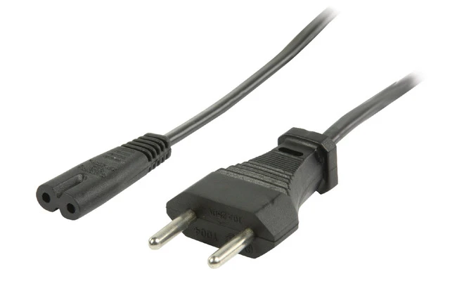 Cable de alimentación conector Suizo - IEC320 C7 1.80 m