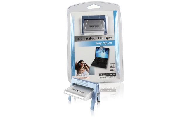 Luz LED para portátil con clip
