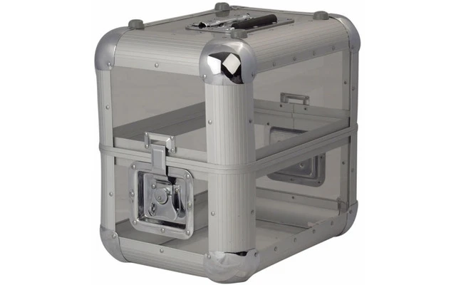 DAP AUDIO D7311C - Maleta para 60 vinilos, transparente