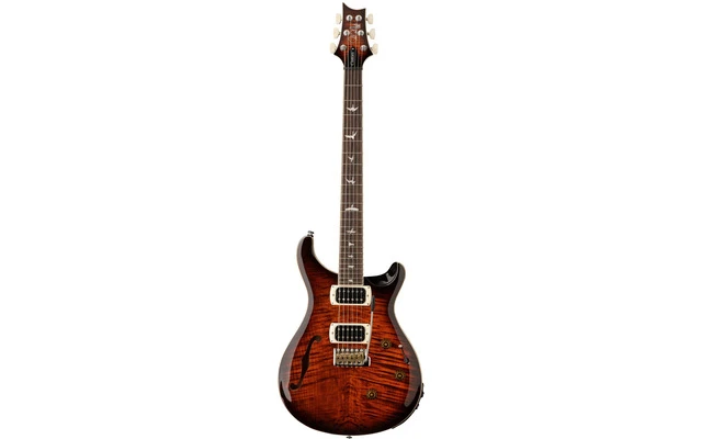 PRS Guitars SE Custom 24 Semi-Hollow Piezo Orange Tiger Smokeburst
