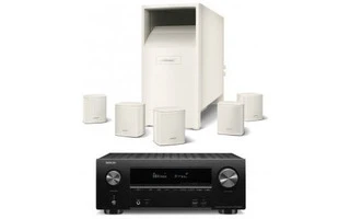 Denon AVR X2400 + Bose AcoustiMass 6 Blanco