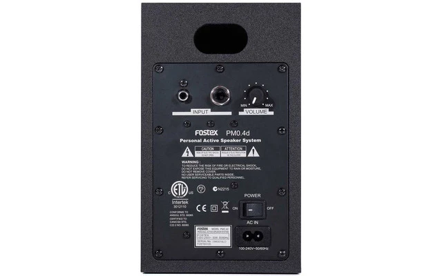 Fostex PM-0.4D Negro (Pareja)