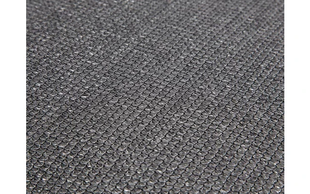 Vela de sombra permeable - cuadrada - 3.6 x 3.6 m - Color gris oscuro