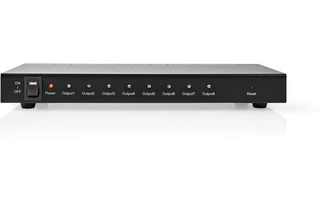 Divisor HDMI™ - 8 Puertos - 1x Entrada HDMI™ - 8x Salidas HDMI™ - Nedis VSPL3468AT