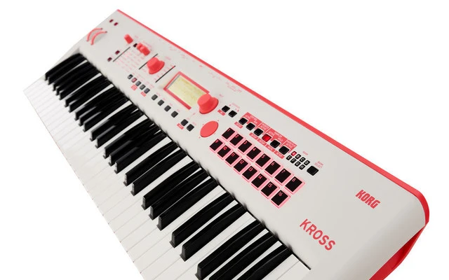 Korg Kross2 61 Rojo Neon