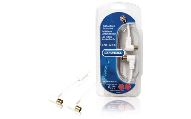Cable de Antena Digital para Pantalla Plana 120dB 5.0 m - Bandridge BVL8405