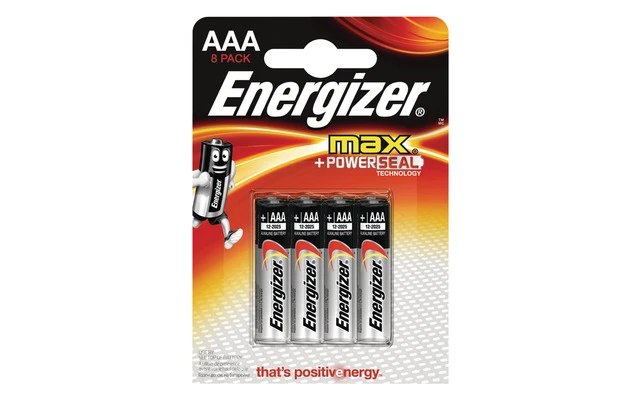 Energizer 53541022800 - Alkaline Battery AAA 1.5 V Max 8-Blister