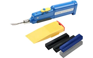 Adam Hall Hardware 0135 KIT - Kit de reparación para Superficie de Flightcase negra/gris/azul