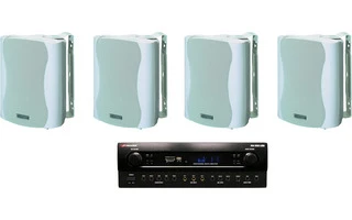 Mark MA 500 + JB Systems K-80 Blanco - 4 Altavoces