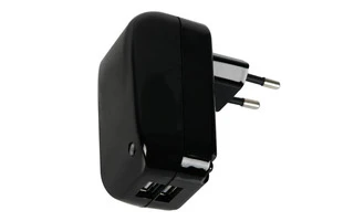 CARGADOR USB CON DOBLE CONEXIÓN USB - 5V-2A, 10W