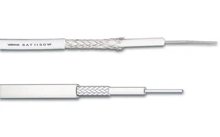 CABLE SATÉLITE COAXIAL 1.1/5.0 BLANCO