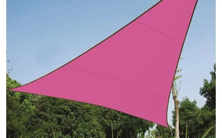 Vela de sombra triangular - 5 x 5 x 5m, COLOR: FUCSIA