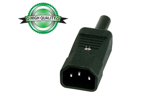 CONECTOR AC MACHO PARA CABLE 10A