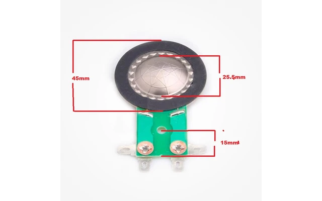 Membrana de repuesto titanio Mackie SRM550, SRM650, Thump15, Thump15A, Thump12 y Thump12A