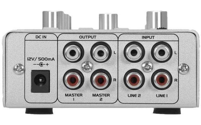 Omnitronic Gnome 202P Mini Mixer Silver