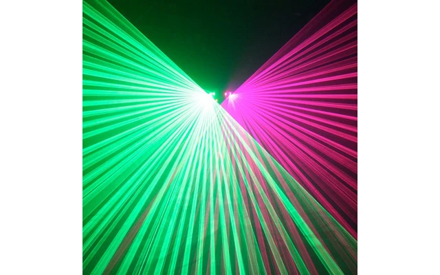 Ares Laser 2 vias Verde/Purpura DMX