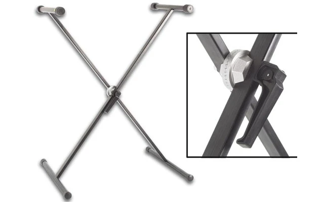 Soporte en forma de "X" para instrumentos