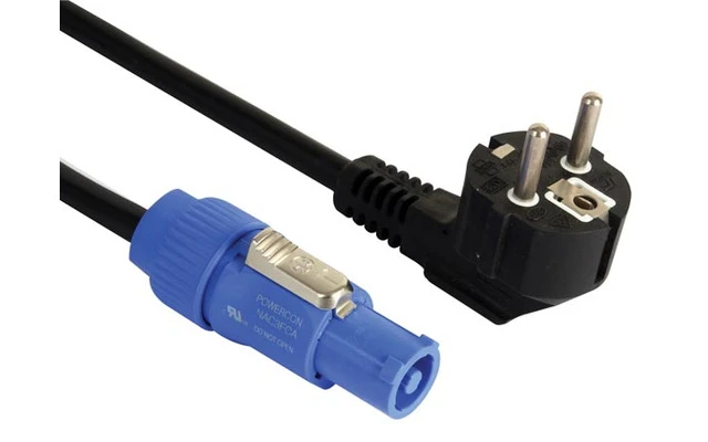 CABLE CON CONECTOR SCHUKO A CONECTOR POWERCON 230V - 1.8m - PVC