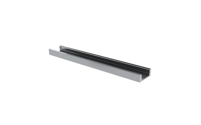 SLIMLINE 7 mm - PERFIL DE ALUMINIO PARA CINTAS DE LEDs - PLATEADO - 2 m