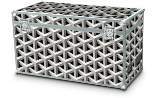 Adam Hall Hardware Imageboard 7 METAL GRID 3D Tablero de abedul con motivo de Reja metálica 3D 7