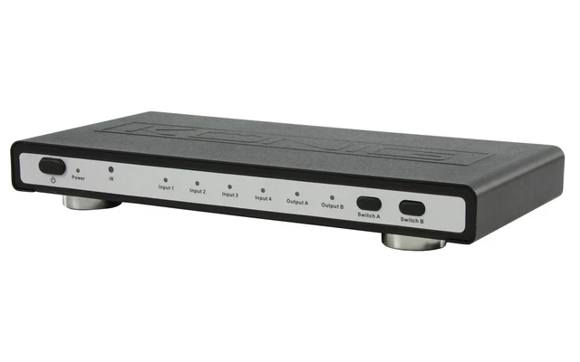 Matriz HDMI - 4 Entradas x 2 Salidas
