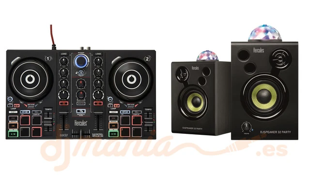 Hercules Inpulse 200 + Hercules DJ Monitor Party 32